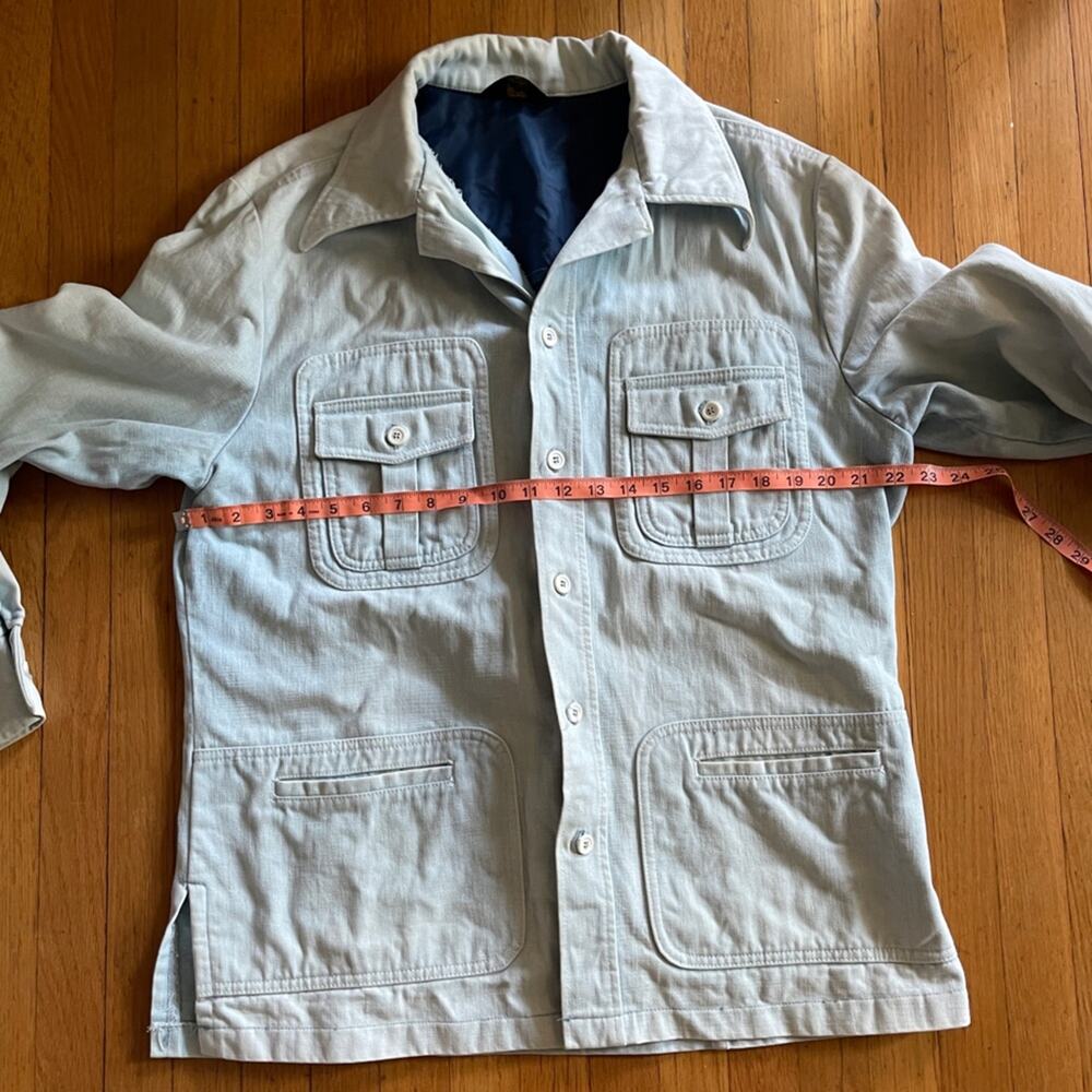 70s Vintage Lee Denim Safari Jacket - Picture 7 of 7